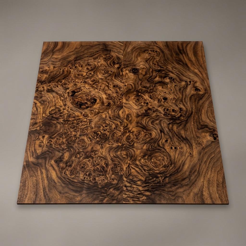 Burled Walnut Veneer Sheet